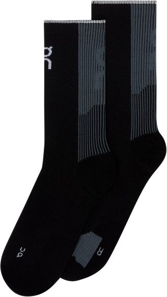On - Performance Run Sock High - Laufsocken Gr L - EU: 47-49 schwarz