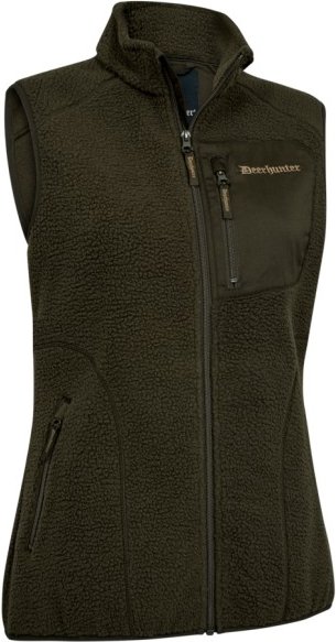 Thumbnail - Deerhunter - Women's Atlas Fleece Vest - Fleeceweste Gr 40 oliv