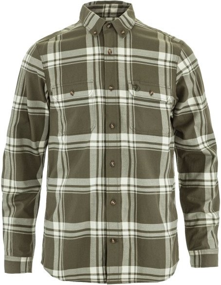 Fjällräven - Övik Lite Flannel Shirt - Hemd Gr XL oliv