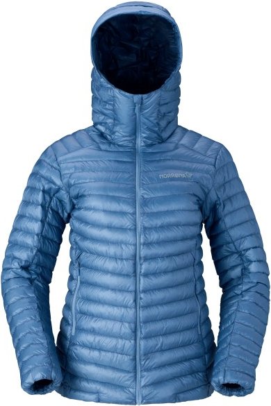 Norrøna - Women's Trollveggen Superlight Down800 Hood - Daunenjacke Gr XL blau