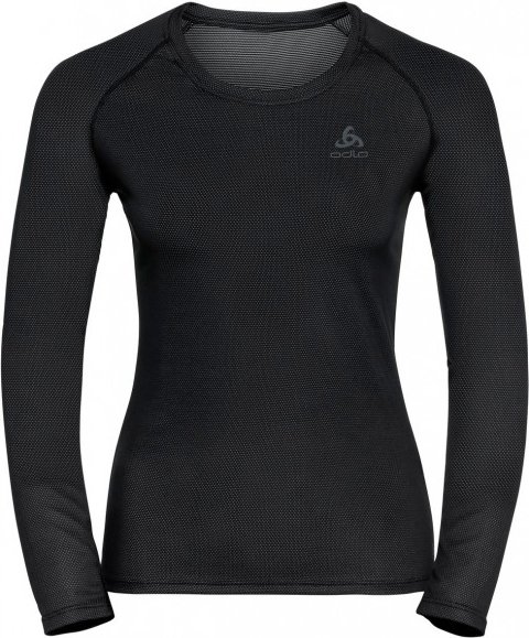Thumbnail - Odlo - Women's BL Top Crew Neck L/S Active F-Dry Light - Kunstfaserunterwäsche Gr XL schwarz