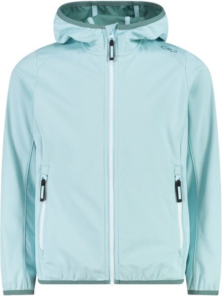 CMP - Girl's Jacket Fix Hood Light Softshell - Softshelljacke Gr 116 grau