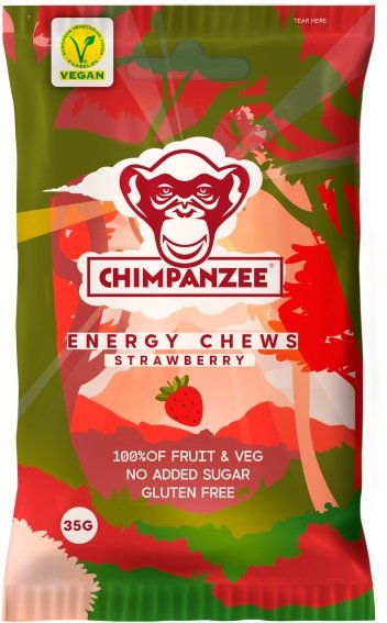 Chimpanzee - Energy Chews Strawberry Gr 35 g