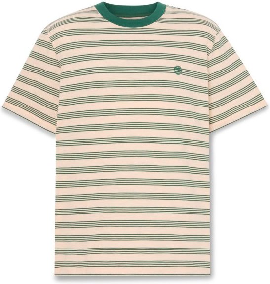 Timberland - 4 Rows Striped S/S Tee - T-Shirt Gr M beige