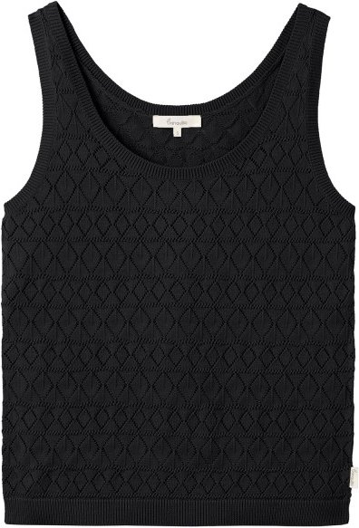 Thumbnail - Tranquillo - Women's Ajour Strick-Top - Top Gr XL schwarz