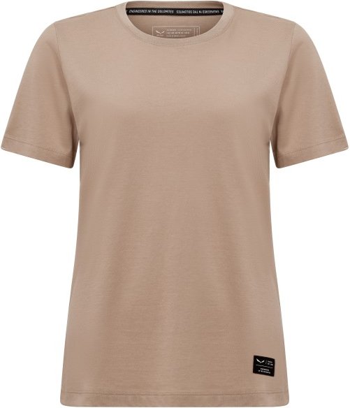 Salewa - Women's Eagle Logo Patch T-Shirt - T-Shirt Gr 36 beige/braun