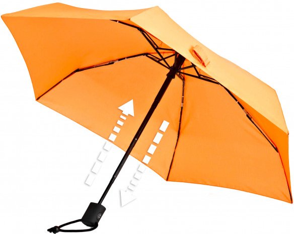 EuroSchirm - Dainty Automatic - Regenschirm orange