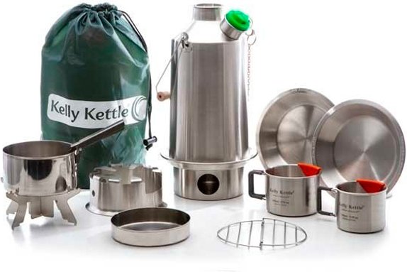 Kelly Kettle - Ultimate Base Camp Kit - Trockenbrennstoffkocher Gr One Size stainless steel