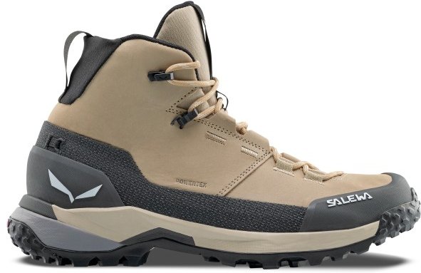Thumbnail - Salewa - Women's Puez Leather Mid PTX - Wanderschuhe Gr 42 beige/grau