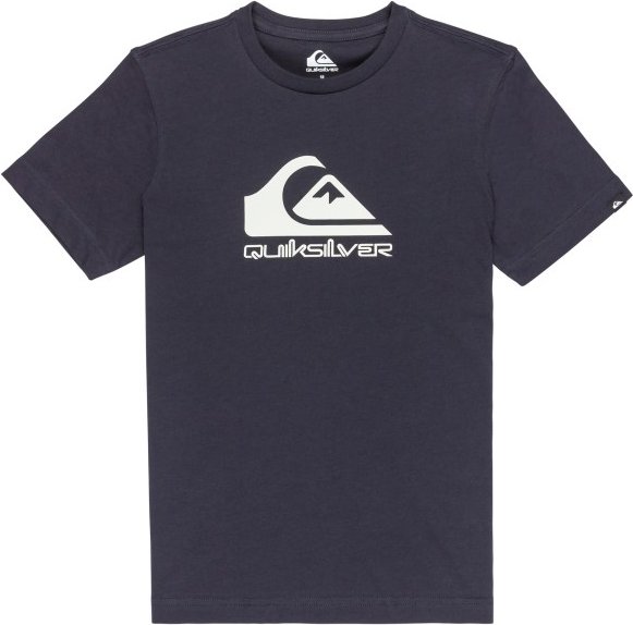 Quiksilver - Youth's EV Comp Logo S/S - T-Shirt Gr 10 blau/grau