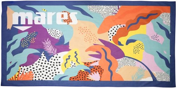 Mares - Seaside Towel - Mikrofaserhandtuch Gr 80 x 160 cm blau