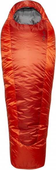 Thumbnail - Rab - Solar Eco 1 - Kunstfaserschlafsack Gr bis 185 cm Körperlänge rot