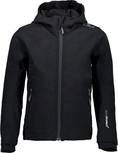CMP - Kid's Jacket Fix Hood 3A29385 - Softshelljacke Gr 128 schwarz