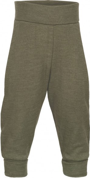 Engel - Baby Hose mit Nabelbund - Merinounterwäsche Gr 50/56 oliv