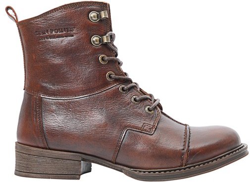 Ten Points - Women's Pandora Lace Boots Tanned Leather - Freizeitstiefel Gr 39 braun