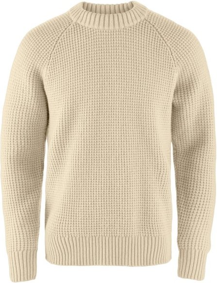 Thumbnail - Fjällräven - Övik Waffle Knit - Wollpullover Gr M beige