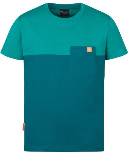Trollkids - Kid's Bergen T - T-Shirt Gr 164 türkis
