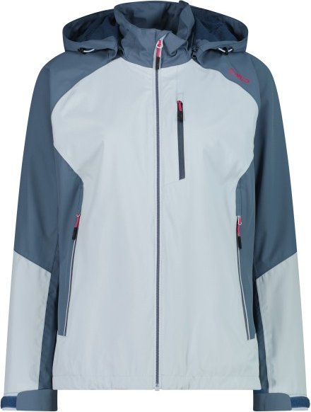 CMP - Women's Ripstop Jacket Zip Hood - Regenjacke Gr 46 grau