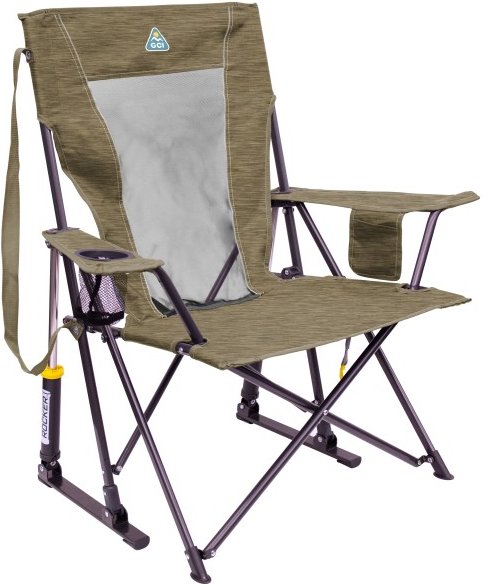 GCI - Comfort Pro Rocker XL - Campingstuhl Gr 64,2 x 96,2 x 95,7 cm grau