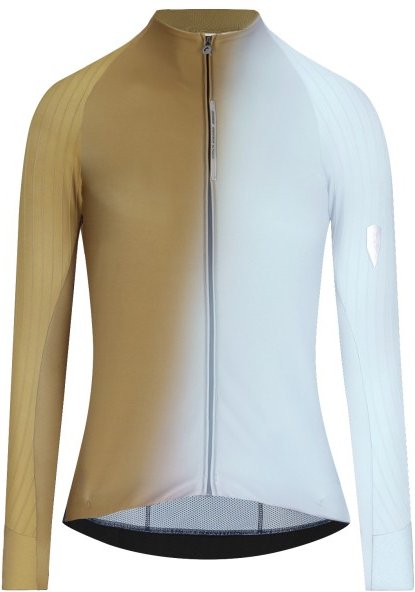Thumbnail - Q36.5 - Women's Gregarius Hybrid Big Fade L/S Jersey - Radtrikot Gr L grau