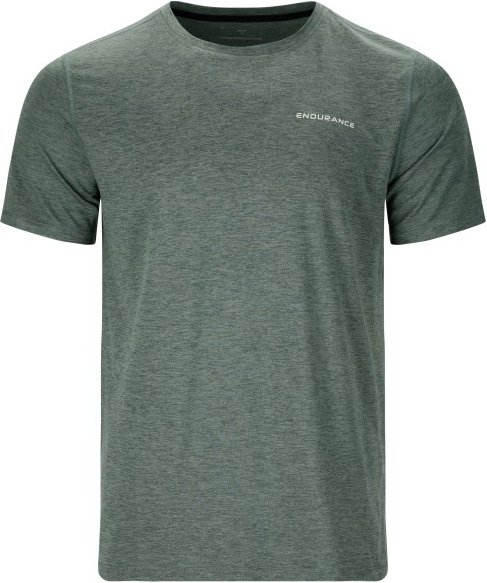 ENDURANCE - Abdon Melange S/S Tee - Funktionsshirt Gr XL oliv