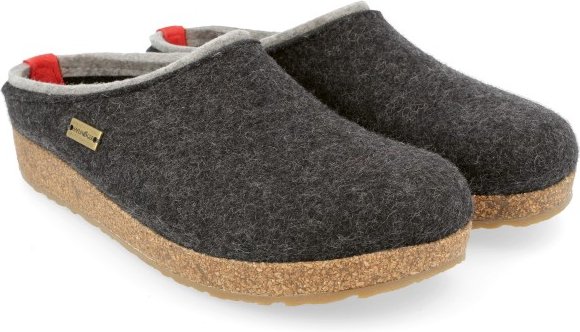 Haflinger - Grizzly Kris - Hausschuhe Gr 45 grau