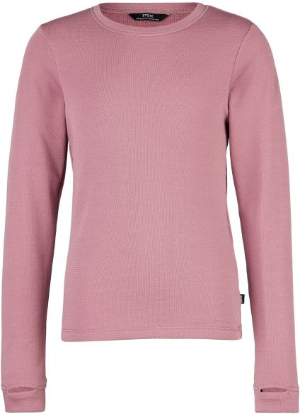 Stoic - Kid's MerinoSoft245 TuleboSt. L/S - Merinoshirt Gr 140 rosa