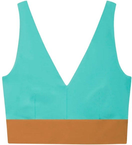 MYMARINI - Women's Yoga Top - Bikini-Top Gr XL türkis