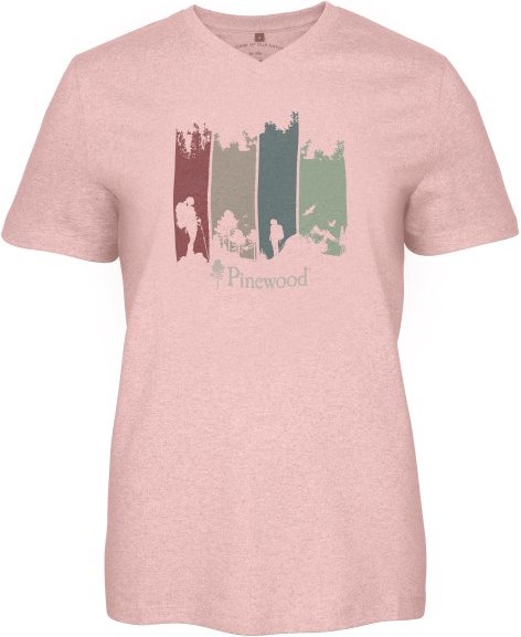 Pinewood - Women's Finnveden Recycled Outdoor T-Shirt - T-Shirt Gr XXL rosa