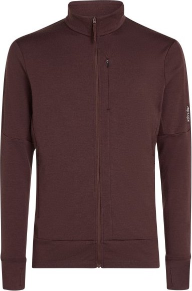 Thumbnail - Icebreaker - Merino 260 Quantum IV L/S Zip - Merinojacke Gr L braun