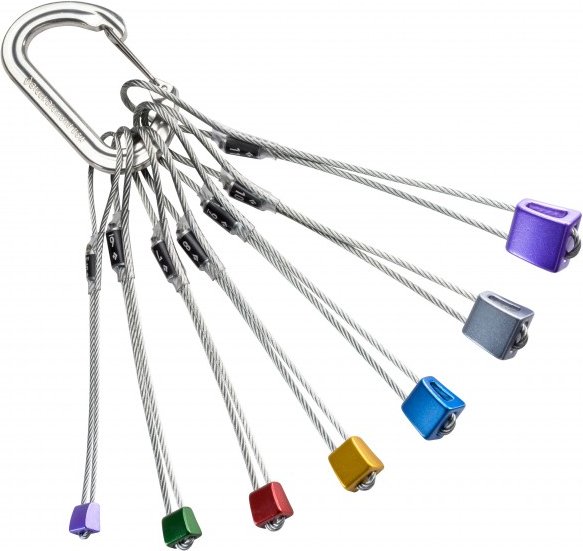 Black Diamond - Stopper Set Classic - Klemmkeil Gr Set Größe 5-11 inkl. Karabiner mulitcolor