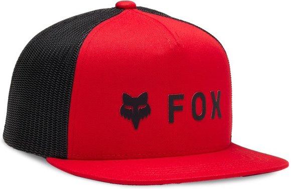 FOX Racing - Kid's Absolute Snapback Mesh Hat - Cap Gr One Size rot