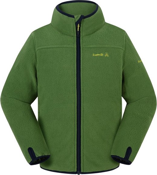 Kamik - Kid's Ridley - Fleecejacke Gr 140 oliv