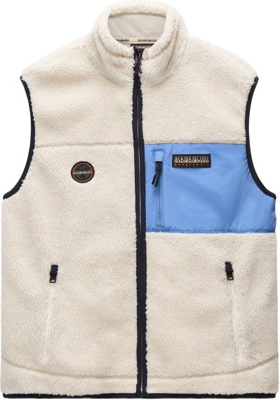 Thumbnail - Napapijri - Yupik V - Fleeceweste Gr S beige