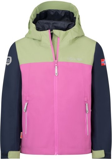 Trollkids - Kid's Telemark Jacket - Regenjacke Gr 176 rosa