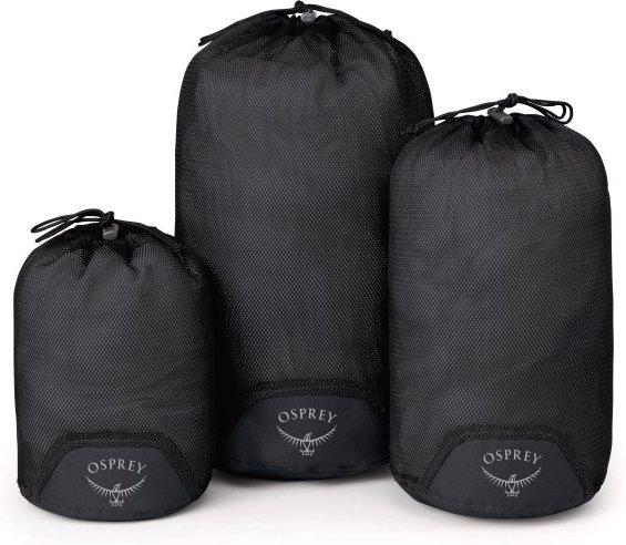 Thumbnail - Osprey - Daylite Mesh Stuff Sacks - Kulturbeutel Gr One Size grau/schwarz