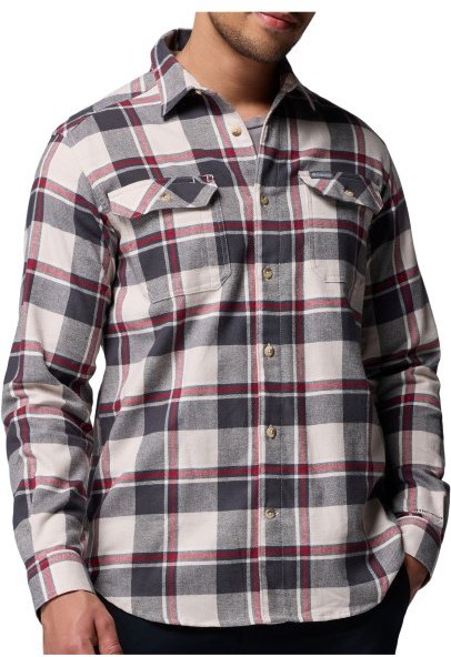 Columbia - Flare Gun Stretch Flannel - Hemd Gr S grau