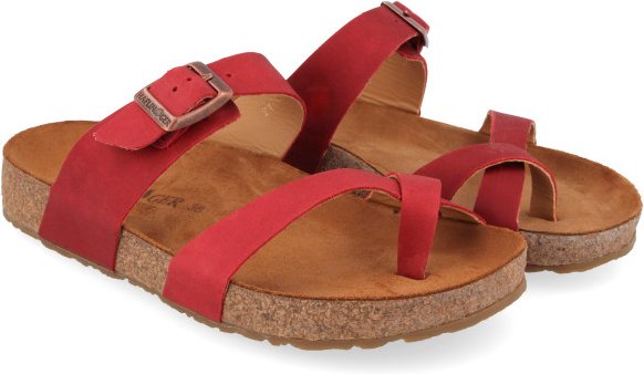 Haflinger - Women's Juno - Sandalen Gr 36 braun/rot