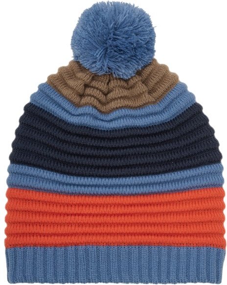 Color Kids - Kid's Hat Colorblock - Mütze Gr 54 cm blau