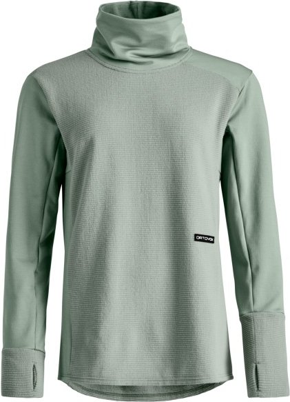 Thumbnail - Ortovox - Women's Fleece Cord Longsleeve - Fleecepullover Gr S grau