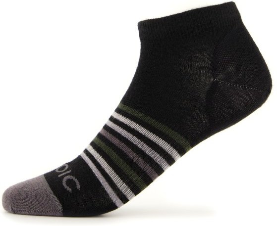 Stoic - Merino Everyday No Show Socks - Multifunktionssocken Gr 36-38 schwarz