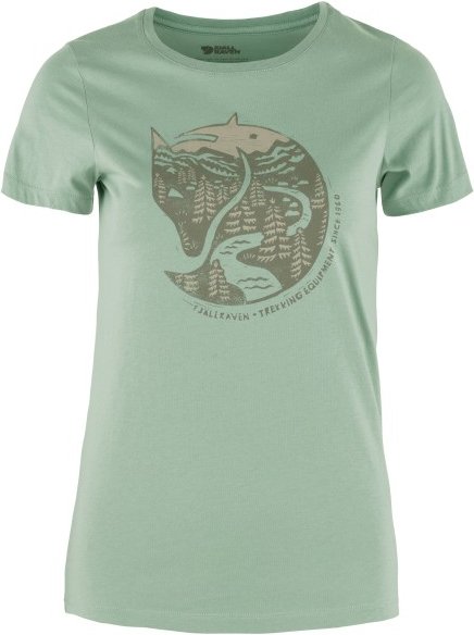 Thumbnail - Fjällräven - Women's Arctic Fox Print - T-Shirt Gr XL grün