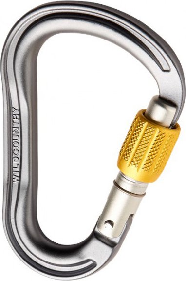 Thumbnail - Wild Country - Xenon HMS - HMS-Karabiner Gr Srew Lock grau