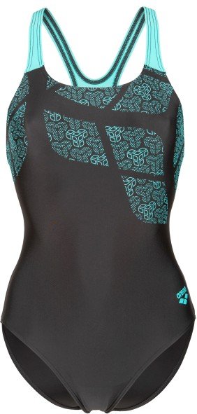 Arena - Women's Kikko Swimsuit Swim Pro Back - Badeanzug Gr 46 grau