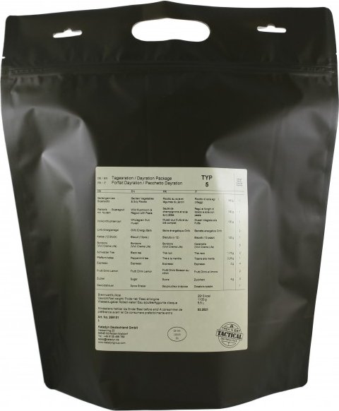Trek'n Eat - Day Ration Pack Typ 5 Vegetarisch Tactical Gr 1,1 kg