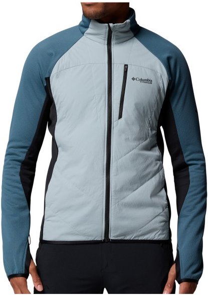 Thumbnail - Columbia - Arctic Crest Hybrid Full Zip - Fleecejacke Gr S grau