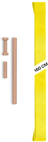 Gibbon Slacklines - Giboard Line - Slackline Gr 160 x 5 cm gelb