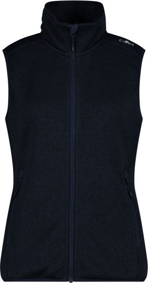 CMP - Women's Vest Jacquard Knitted - Fleeceweste Gr 36 schwarz