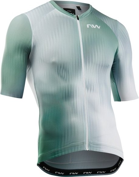 Northwave - Blade Jersey Short Sleeve - Radtrikot Gr M grau/türkis