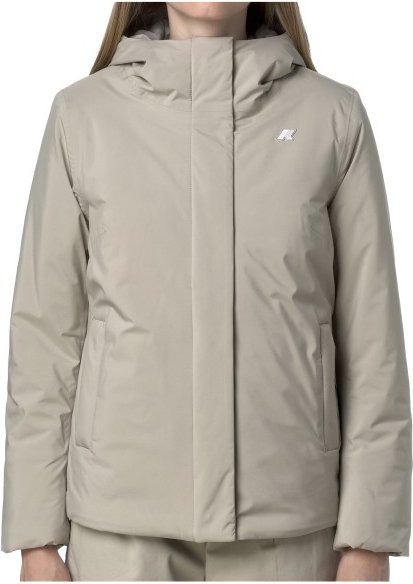 Thumbnail - K-Way - Women's Lil Soft Touch Marmotta - Winterjacke Gr L grau